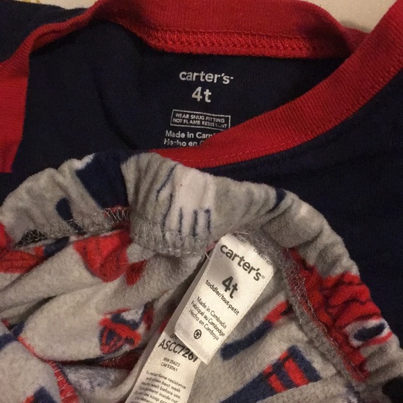 3 sets of Boy’s Carter’s PJs - Picture 3 of 7